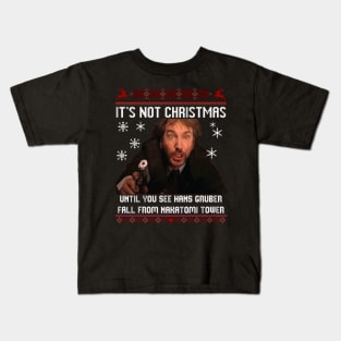 Die Hard Hans Gruber Kids T-Shirt